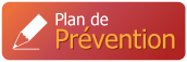 plan de prévention et autres services offert - en blanc sur fond rouge